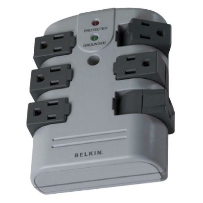 Picture of Belkin Wall-Mounted Surge Protector With 6 Rotating Outlets