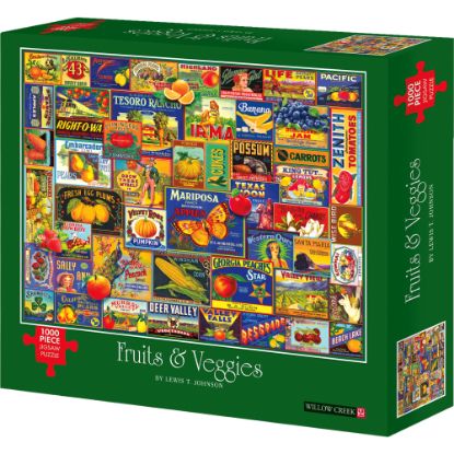 Picture of Willow Creek Press 1,000-Piece Puzzle, Fruits & Veggies