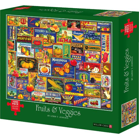 Picture of Willow Creek Press 1,000-Piece Puzzle, Fruits & Veggies