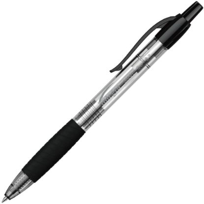 Picture of Integra Retractable 0.7mm Gel Pen - 0.7 mm Pen Point Size - Black Gel-based Ink - 12 / Dozen