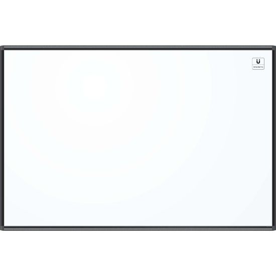 Picture of U Brands PINIT Magnetic Dry-Erase Board, 72in X 48in, Black Aluminum Frame, Actual Size 70in X 47in (3012U00-01)