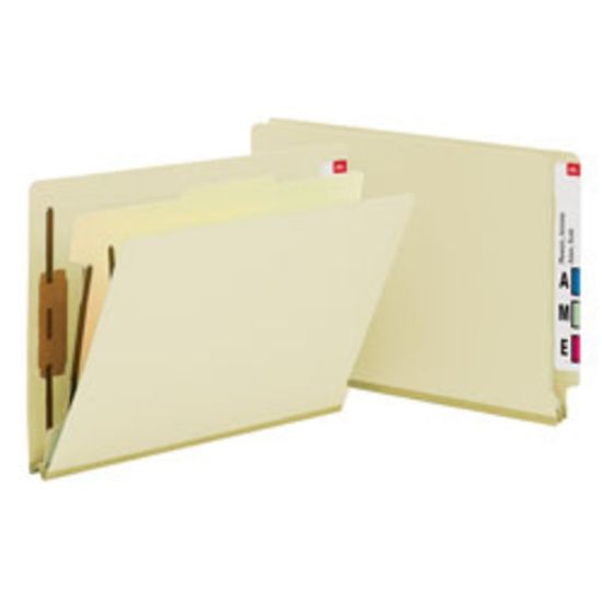 Picture of Smead Manila Classification Folders, 1 Divider, Letter Size, Box Of 10