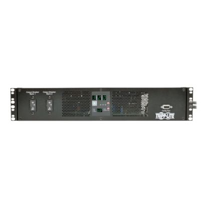 Picture of Tripp Lite PDU Metered 7.4kW 230V ATS 16 C13 2 C19 2 IEC309 Cords 32A 2URM - Horizontal rackmount - power distribution unit (rack-mountable) - 32 A - AC 200/208/220/230/240 V - 7.4 kW - 1-phase - input: IEC 60309 32A