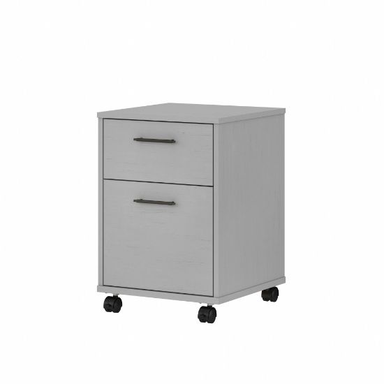 Picture of Bush Furniture Key West 16inD Vertical 2-Drawer Mobile File Cabinet, Cape Cod Gray, Standard Delivery