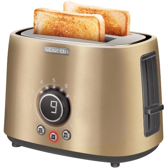 Picture of Sencor STS6052BL 2-Slot Toaster With Rack, Champagne