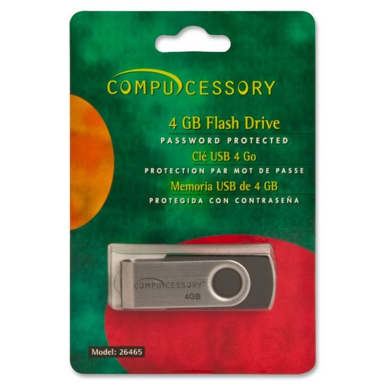 Picture of Compucessory Password Protected Flash Drive, 4GB