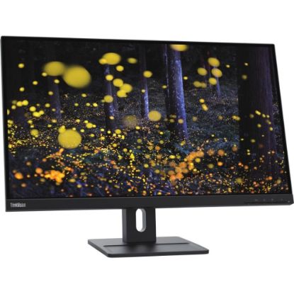 Picture of Lenovo ThinkVision E27q-20 27in Class WQHD LCD Monitor - 16:9 - Raven Black - 27in Viewable - In-plane Switching (IPS) Technology - WLED Backlight - 2560 x 1440 - 16.7 Million Colors - 350 Nit - 4 ms - Speakers - HDMI - DisplayPort