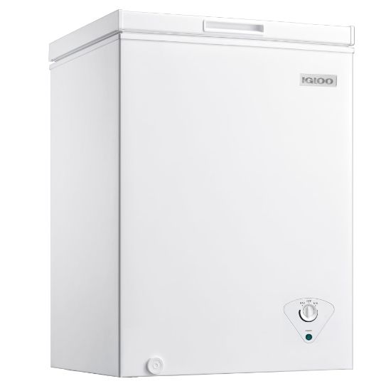 Picture of Igloo Chest Freezer, 5.0 Cu. Ft., White