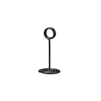 Picture of American Metalcraft Swirl-Base Number Stand, 1-1/2in, Black