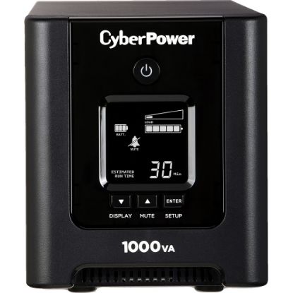 Picture of CyberPower OR1000PFCLCD PFC Sinewave UPS Systems - 1000VA/700W, 120 VAC, NEMA 5-15P, Mini-Tower, Sine Wave, 8 Outlets, LCD, PowerPanel Business, $200000 CEG, 3YR Warranty