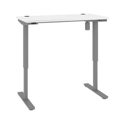 Picture of Bestar Upstand Electric 48inW Standing Desk, White