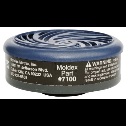 Picture of Moldex 7100 Organic Vapors Gas/Vapor Cartridge, Black