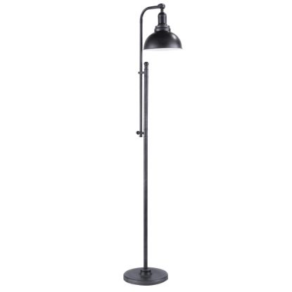 Picture of Lumisource Emery Industrial Floor Lamp, Antique Silver