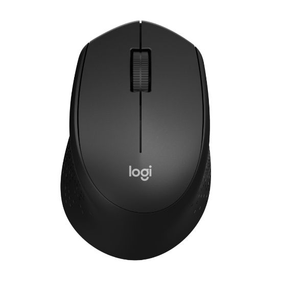 Picture of Logitech M330 SILENT Wireless Mouse, 2.4GHz with USB Nano Receiver, 1000 DPI Optical Tracking, Black