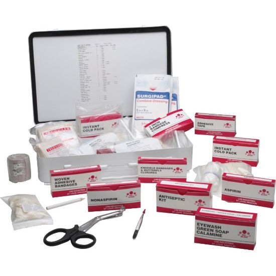 Picture of SKILCRAFT First Aid Kit, Office Size, 20-25 People (AbilityOne 6545-00-656-1094)