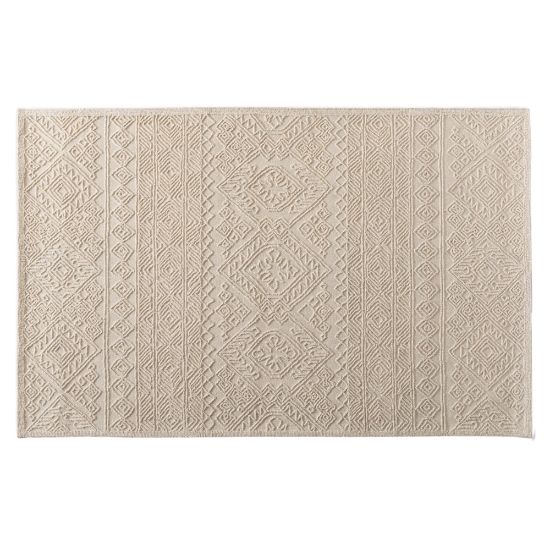 Picture of Baxton Studio Linwood Hand-Tufted Wool Area Rug, 5ft x 96-1/8ft, Ivory