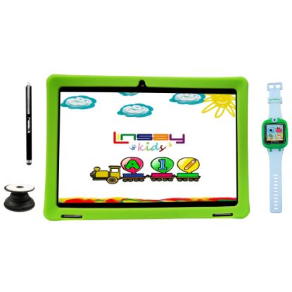 Picture of Linsay F10IPS Tablet, 10.1in Screen, 2GB Memory, 64GB Storage, Android 13, Green