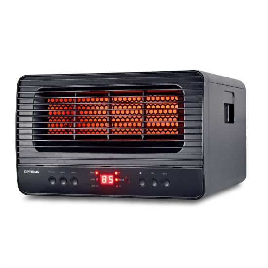 Picture of Optimus Infrared Quartz Heater With Remote, 8-1/2in x 14in