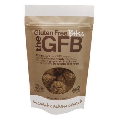 Picture of GFB The Gluten Free Bites, Coconut Cashew Crunch, 4 Oz, Pack Of 12