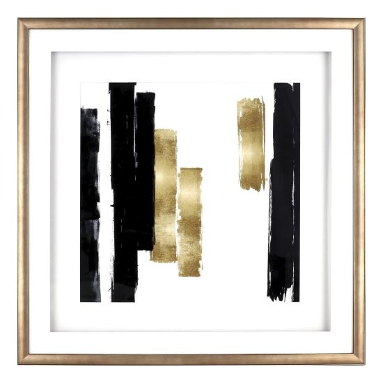 Picture of Lorell Blocks Design Framed Abstract Artwork, 29-1/2in x 29-1/2in, Design II