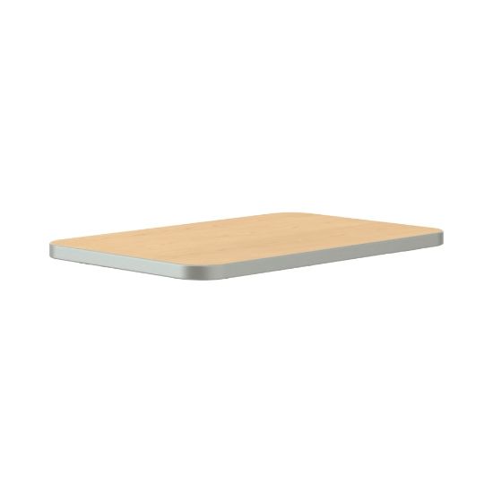 Picture of HON Build Rectangle Table Top, 20in x 31in, Natural Maple/Platinum Edge