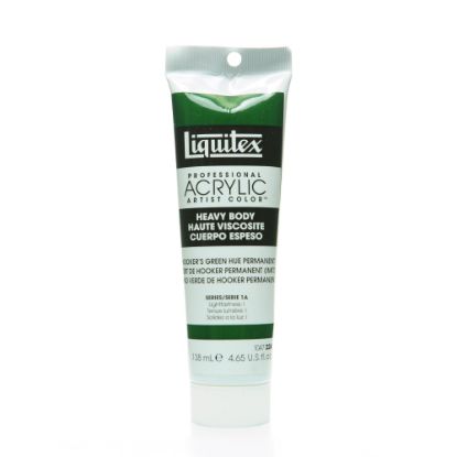 Picture of Liquitex Heavy Body Professional Artist Acrylic Colors, 4.65 Oz, Hookers Green Hue Permanent, Pack Of 2