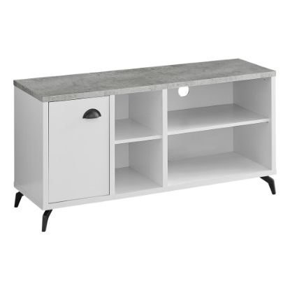 Picture of Monarch Specialties Alani TV Stand For 45in TVs, Gray/White