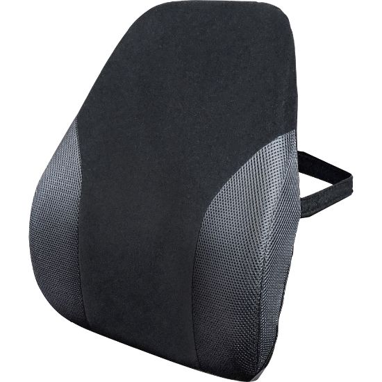 Picture of Kantek Memory Foam Backrest - Black - High Density Memory Foam - 1 Each