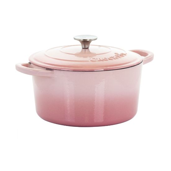 Picture of Crock-Pot Artisan 5-Quart Cast Iron Dutch Oven, Blush Pink