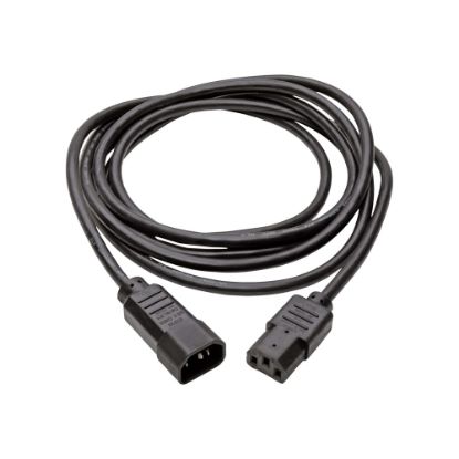 Picture of Eaton Tripp Lite Series PDU Power Cord, C13 to C14 - 10A, 250V, 18 AWG, 15 ft. (4.57 m), Black - Power extension cable - IEC 60320 C14 to power IEC 60320 C13 - AC 100-250 V - 10 A - 15 ft - black