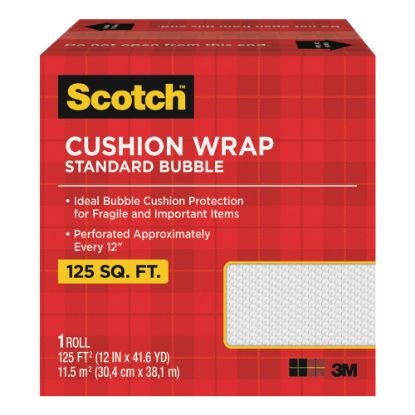 Picture of Scotch Perforated Cushion Wrap, 12in x 100ft, Clear