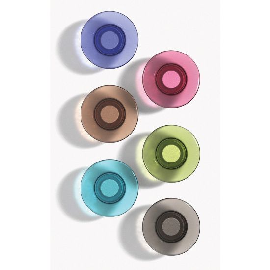 Picture of Quartet Glass Board Magnets - 0.5in Diameter - Round - Rounded Edge - 6 / Pack - Assorted