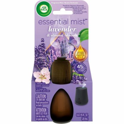 Picture of Air Wick Essential Mist Scented Diffuser Oil Refill - Oil - 0.7 fl oz (0 quart) - Lavender & Almond Blossoms - 45 Day - 1 Each - Long Lasting