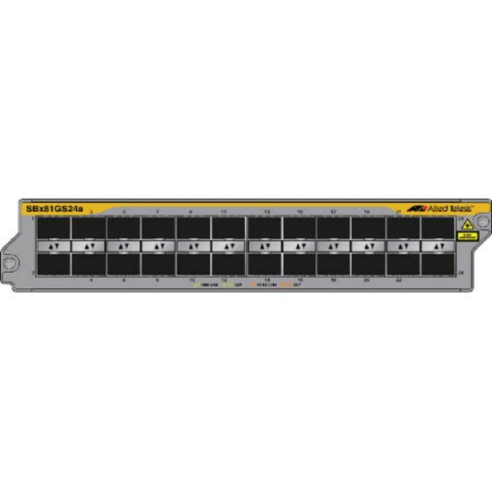 Picture of Allied Telesis 24-Port 100/1000X SFP Ethernet Line Card - For Data Networking, Optical Network - 24 x Expansion Slots