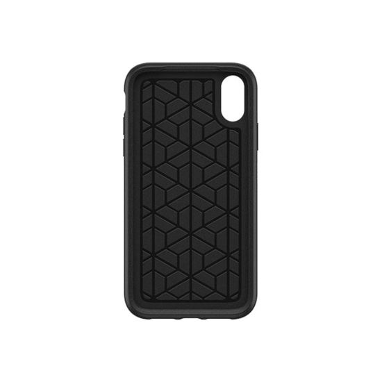 Picture of OtterBox iPhone XR Symmetry Series Case - For Apple iPhone XR Smartphone - Black - Drop Resistant - Polycarbonate, Synthetic Rubber - 1 Pack