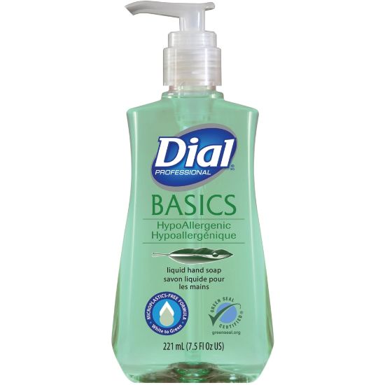 Picture of Dial Basics Liquid Hand Soap, Unscented, 7.5 Oz