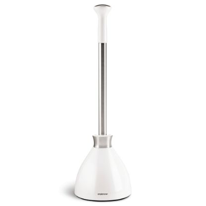 Picture of simplehuman Toilet Plunger, White