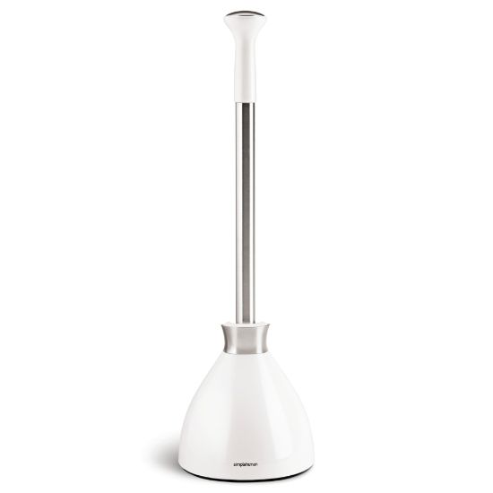 Picture of simplehuman Toilet Plunger, White