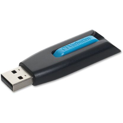 Picture of Verbatim 49176 Store "n Go V3 16GB USB 3.0 Flash Drive Black/Blue