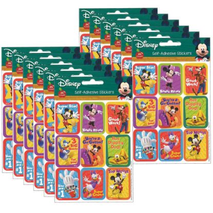 Picture of Eureka Giant Stickers, Mickey Mouse Clubhouse Motivational, 36 Stickers Per Pack, Set Of 12 Packs