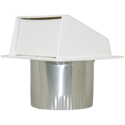 Picture of Builders Best PEV802/PEV620 4in Under-Eave Exhaust Vent, White, BDB111804