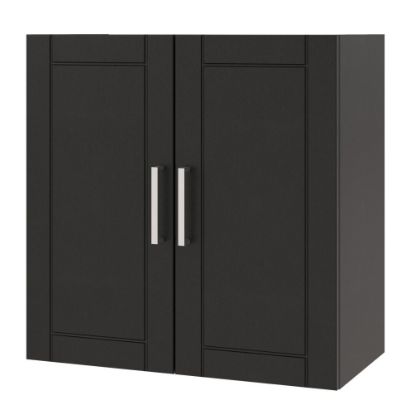 Picture of Ameriwood Home Callahan 24in Wall Cabinet, 2 Shelves, Black