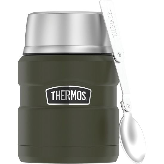 Picture of Thermos SK3000AGTRI4 Storage Ware - Army Green - Stainless Steel Body