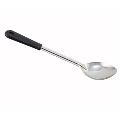 Picture of Winco Serving Spoon, 13in, Black/Silver