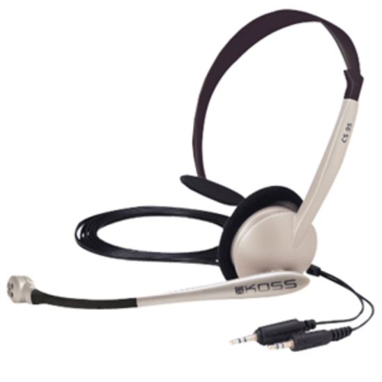 Picture of Koss On-Ear Communication Headset, Gray, CS95