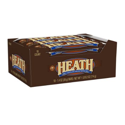 Picture of Heath Toffee Bars, 14 Oz, Box Of 18