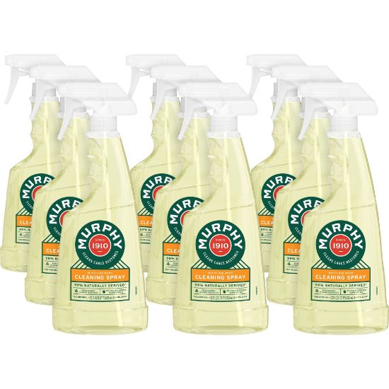 Picture of Murphy Oil Soap Multi-use Spray - Ready-To-Use - 22 fl oz (0.7 quart) - Fresh Orange ScentBottle - 9 / Carton - Orange