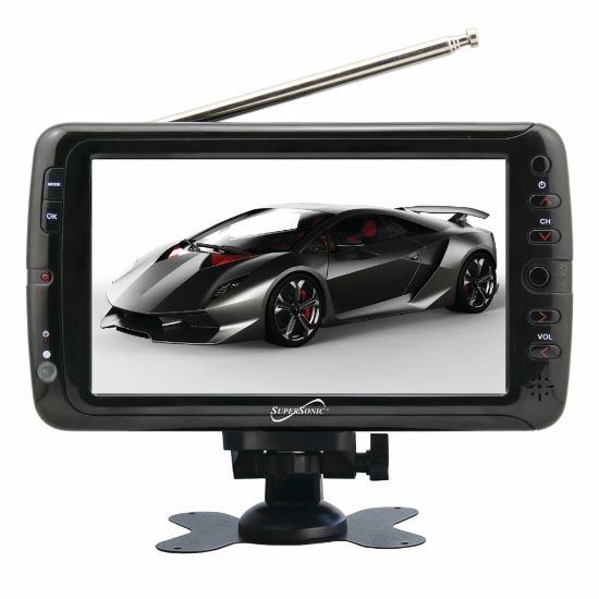 Picture of Supersonic 7in Diagonal Class Portable LCD TV, SC-195