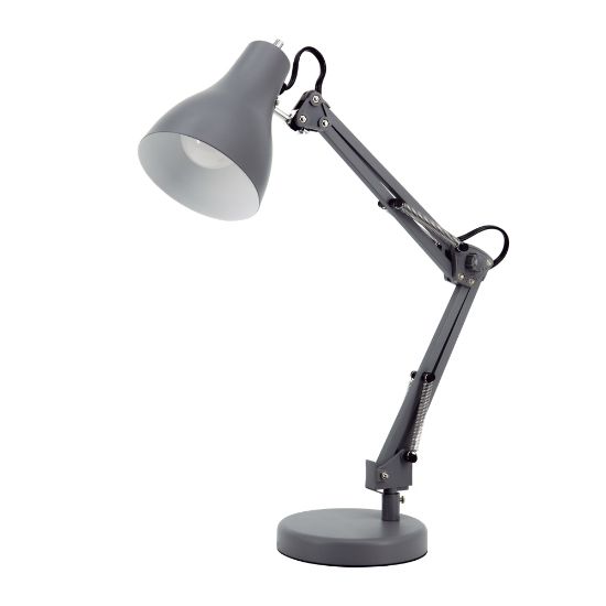 Picture of Realspace Trazio LED Architect Task Lamp, 22inH, Gray