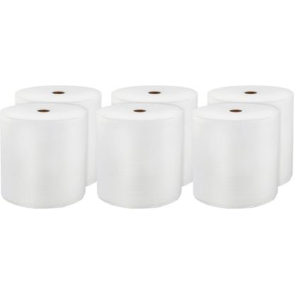 Picture of LoCor Hardwound Roll Towels - 1 Ply - 8in x 800 ft - White - Virgin Fiber - 6 / Carton